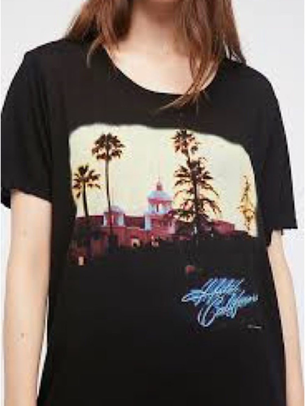 Trunk Ltd. Free People The Eagles "Hotel California" Graphic T-Shirt Size XS